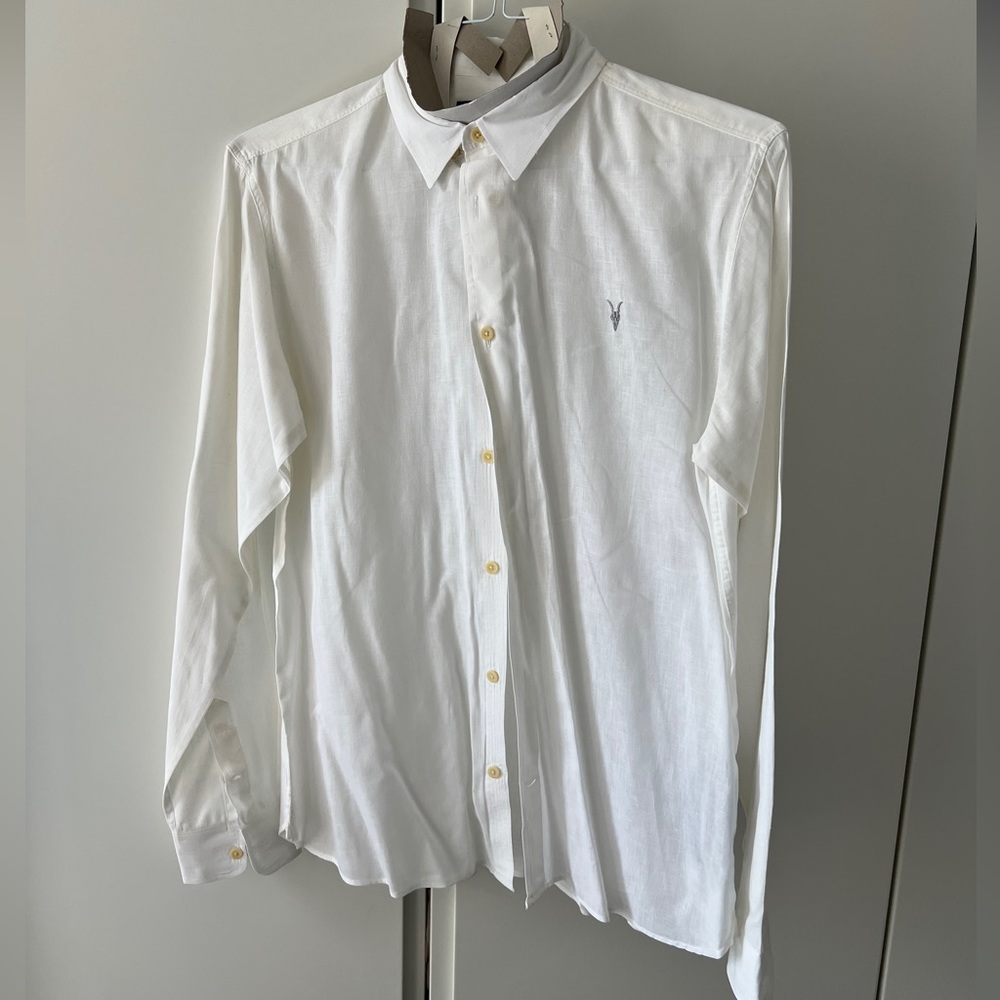 All Saints men shirt in white - M